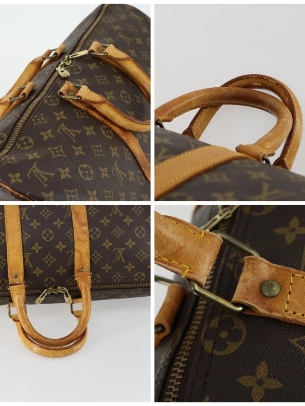 LOUIS VUITTON Monogram Keepall 45 Boston Bag M41428 LV Auth 158284 - Picture 16 of 16